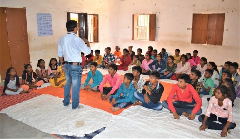 Instilling Leadership & Communicative Skills in Children at Varanasi