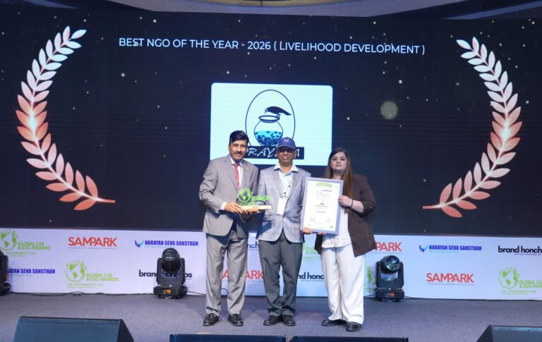 Prayatn Sanstha Honoured with Best NGO of the Year 2026 Award for Livelihood Development