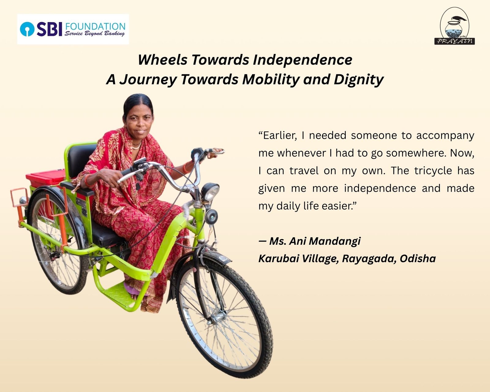 Wheels Towards Independence – A Journey Towards Mobility and Dignity